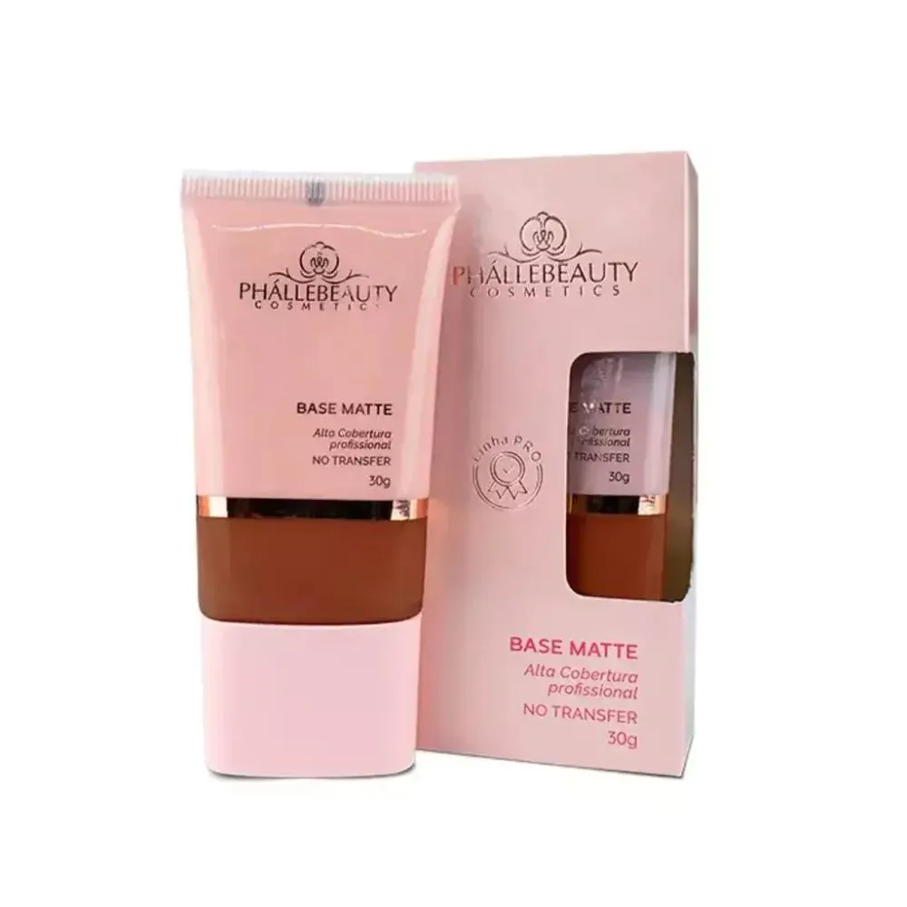 BASE MATTE ALTA COBERTURA 9 PHALLEBEAUTY 30G