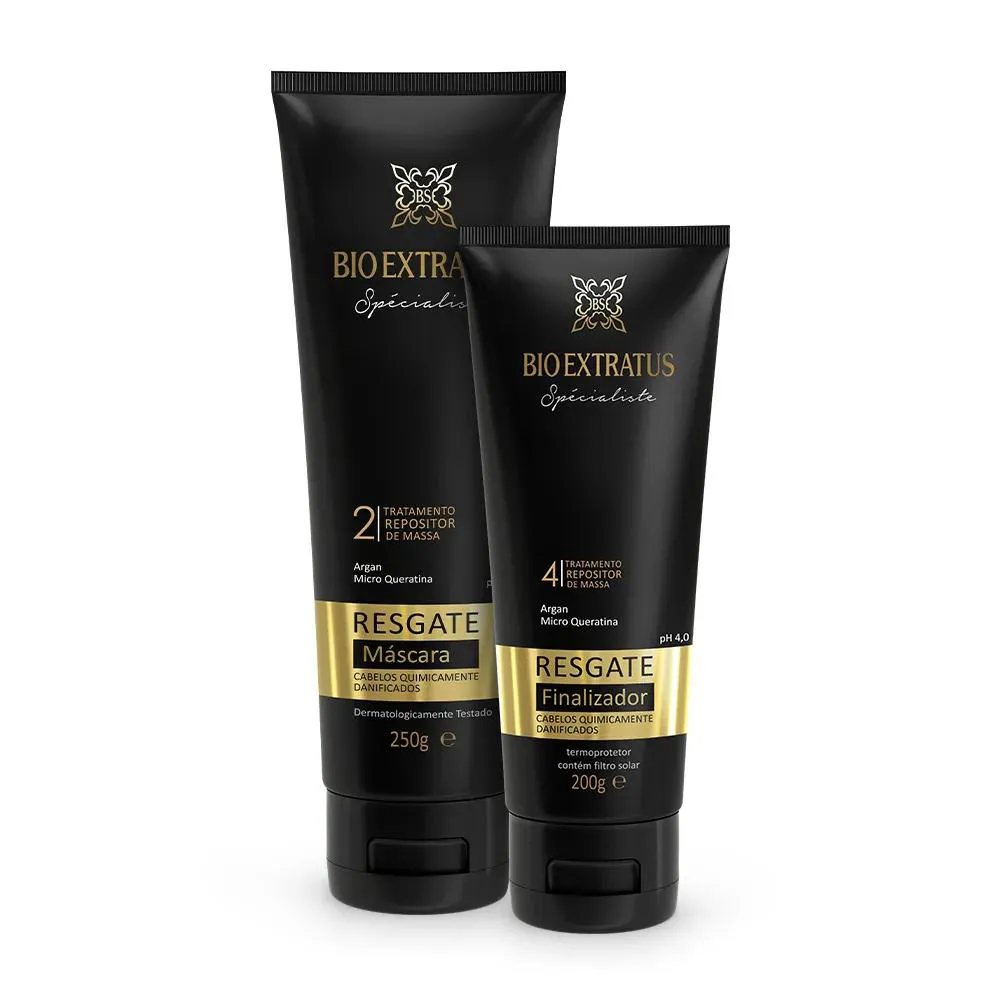 KIT BIO EXTRATUS SPéCIALISTE RESGATE MáSCARA E FINALIZADOR