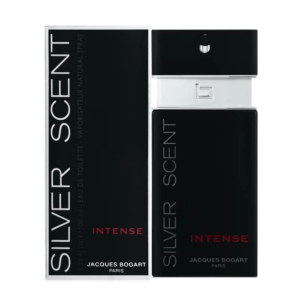 SILVER SCENT INTENSE JACQUES BOGART PERFUME MASCULINO EAU DE TOILETTE 100ML IMPORTADO Incolor