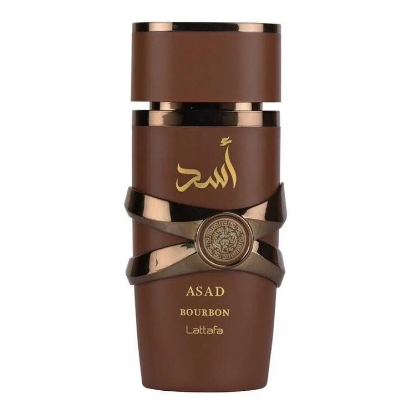 ASAD BOURBON EDP 100ML PERFUME MASCULINO LATTAFA ÁRABE Incolor
