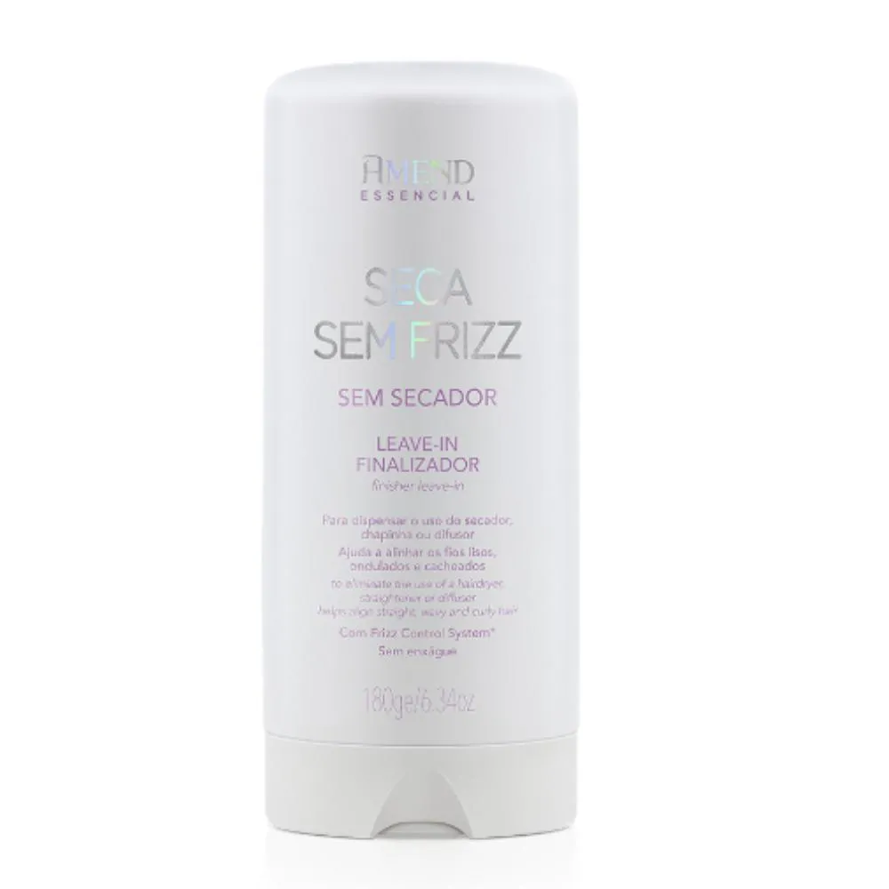 AMEND ESSENCIAL SECA SEM FRIZZ LEAVE-IN FINALIZADOR 180ML