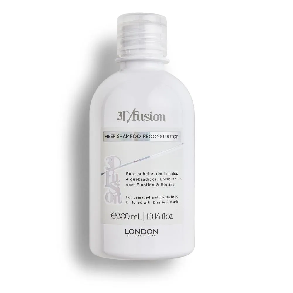 LONDON 3D FUSION FIBER SHAMPOO RECONSTRUTOR 300ML