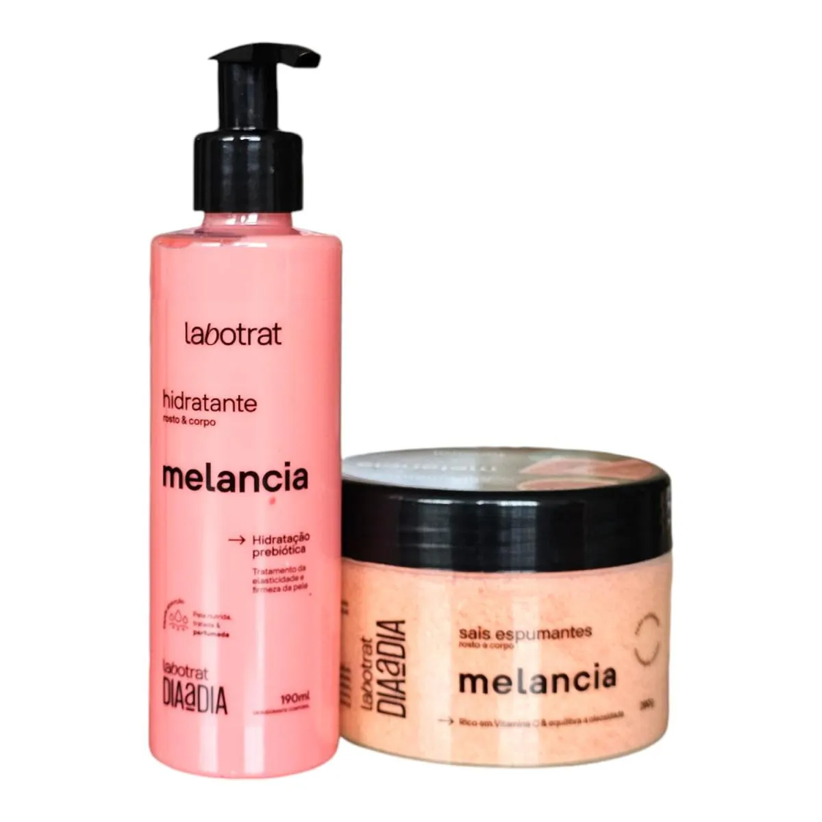 KIT LABOTRAT DIA A DIA MELANCIA - HIDRATANTE 190ML + SAIS DE ESPUMA 280G