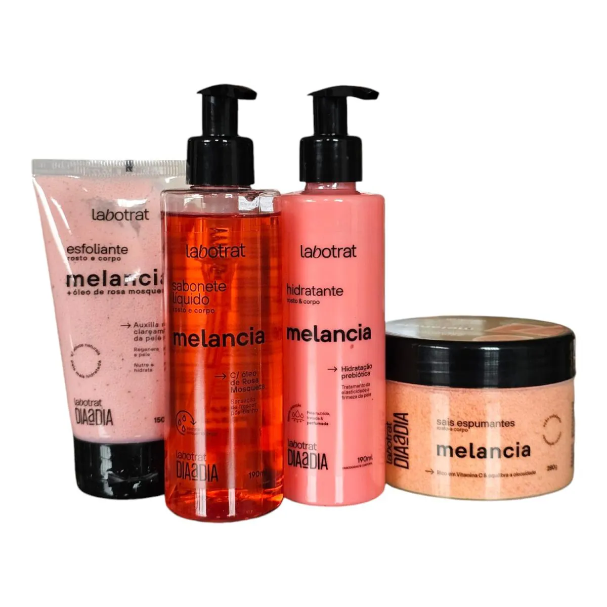 KIT LABOTRAT DIA A DIA MELANCIA - CORPO E BANHO (4 PRODUTOS)