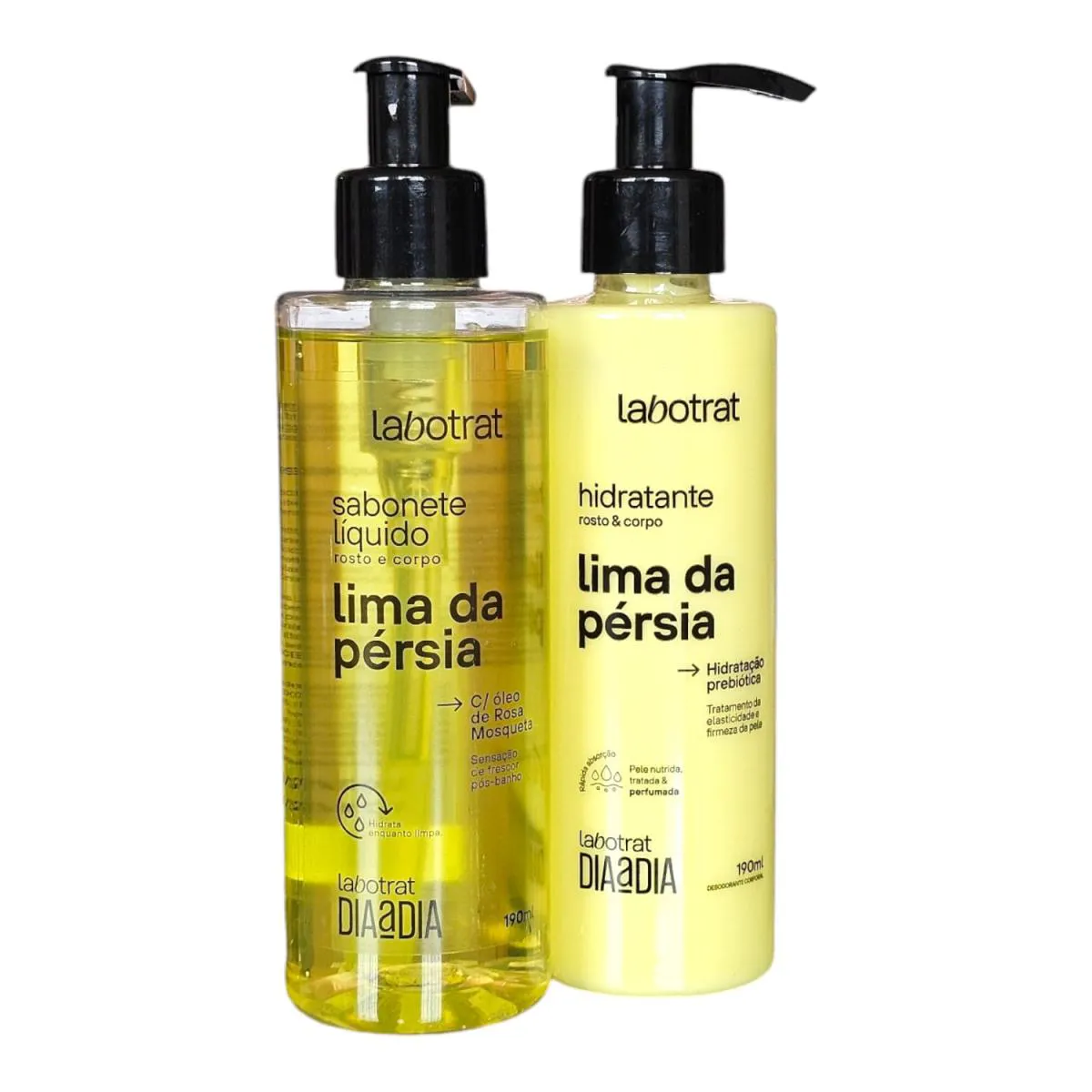 KIT LABOTRAT DIA A DIA LIMA DA PéRSIA - HIDRATANTE 190ML + SABONETE LíQUIDO 190ML