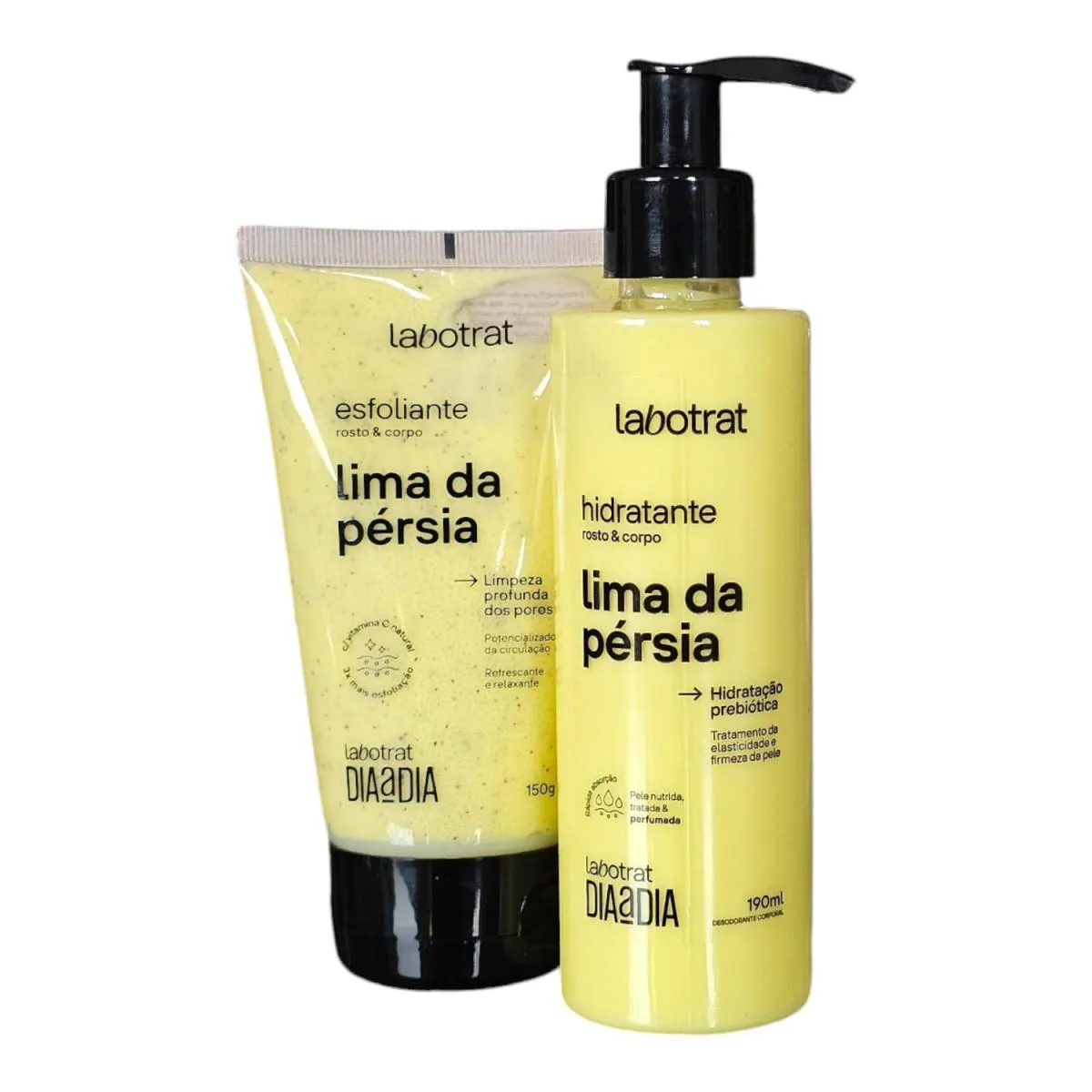 KIT LABOTRAT DIA A DIA LIMA DA PéRSIA - HIDRATANTE 190ML + ESFOLIANTE 150G