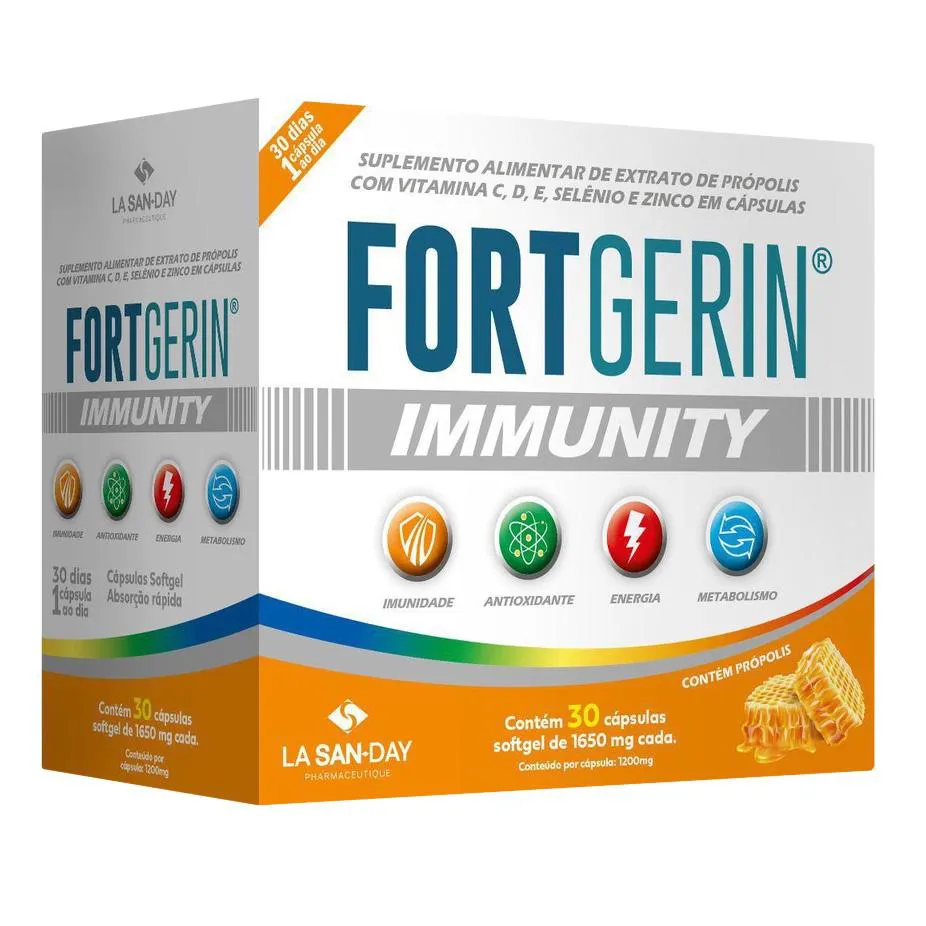 SUPLEMENTO FORTGERIN IMMUNITY 30CPS - LA SAN DAY