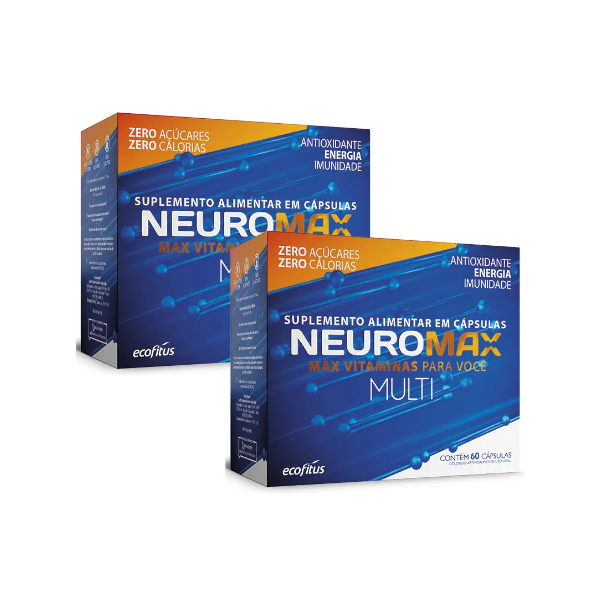 KIT 2UN NEUROMAX MULTI COM 60 CáPSULAS - ECOFITUS