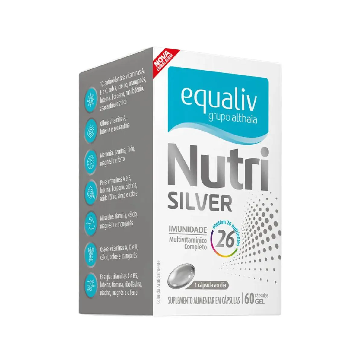 NUTRI SILVER 60 CáPSULAS - EQUALIV