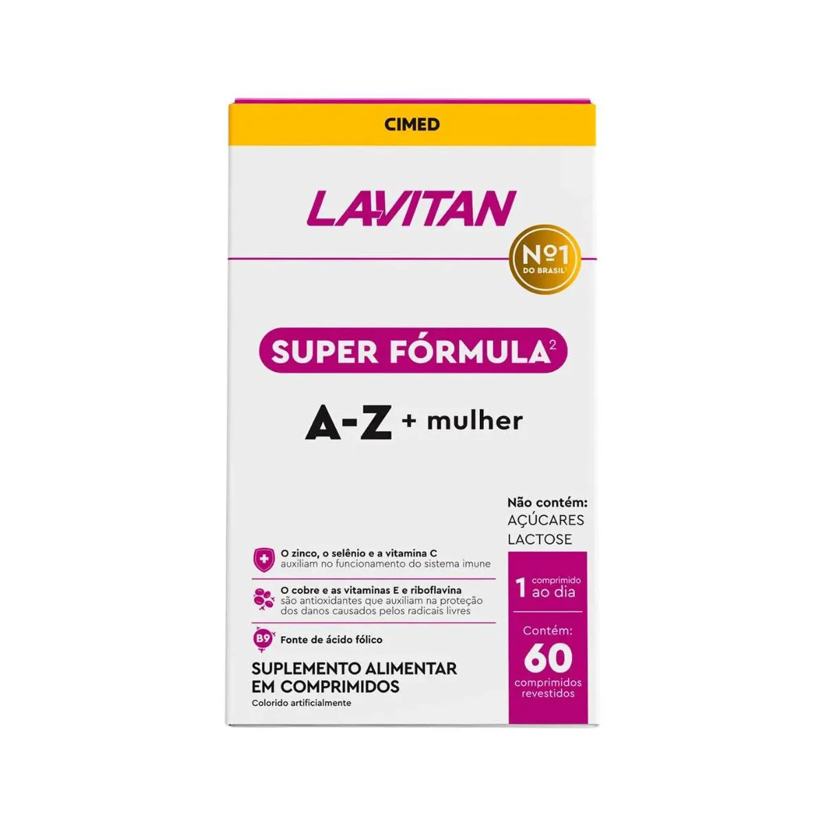LAVITAN AZ MULHER SUPER FóRMULA 60 COMPRIMIDOS - CIMED
