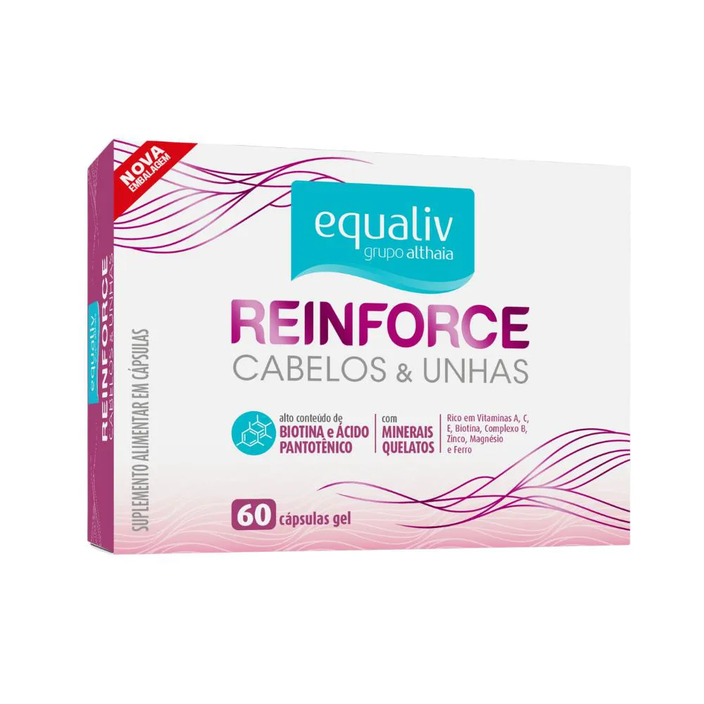 REINFORCE CABELOS E UNHAS 60CPS - EQUALIV