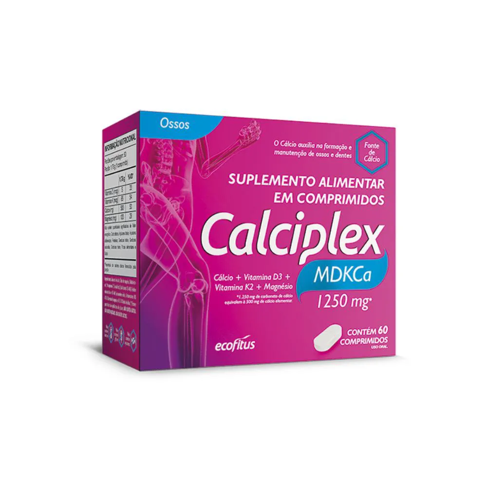 CALCIPLEX MDKCA 1250MG 60 COMPRIMIDOS - ECOFITUS