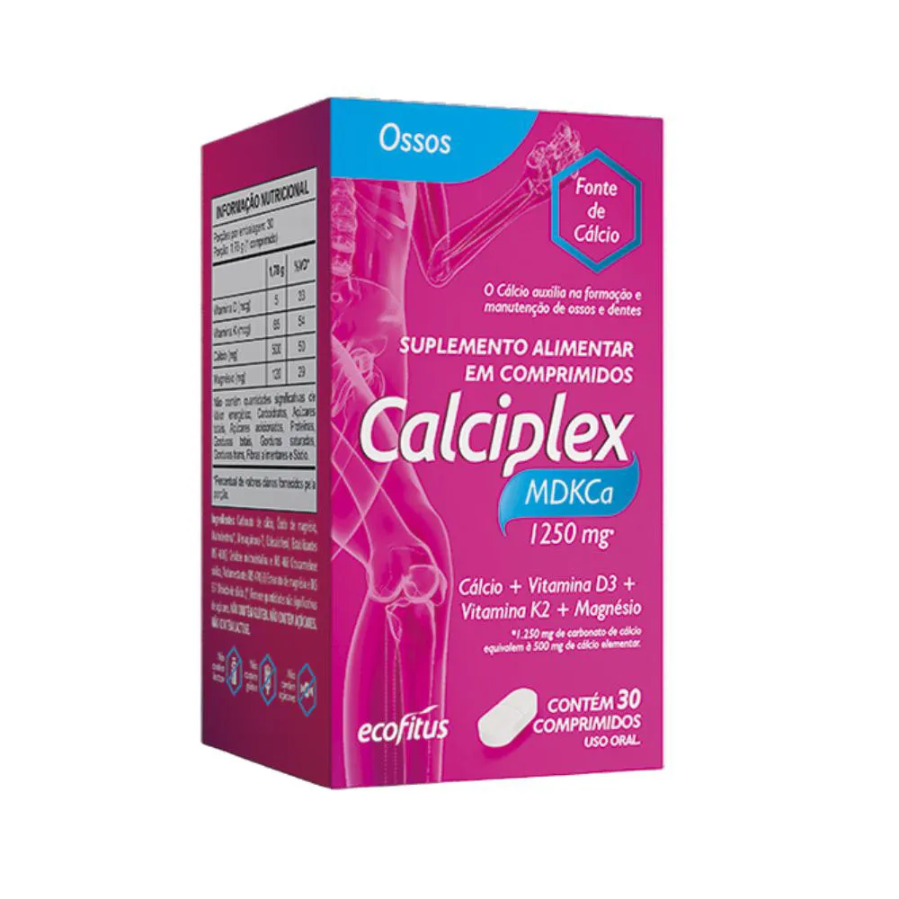 CALCIPLEX MDKCA 1250MG 30 COMPRIMIDOS - ECOFITUS