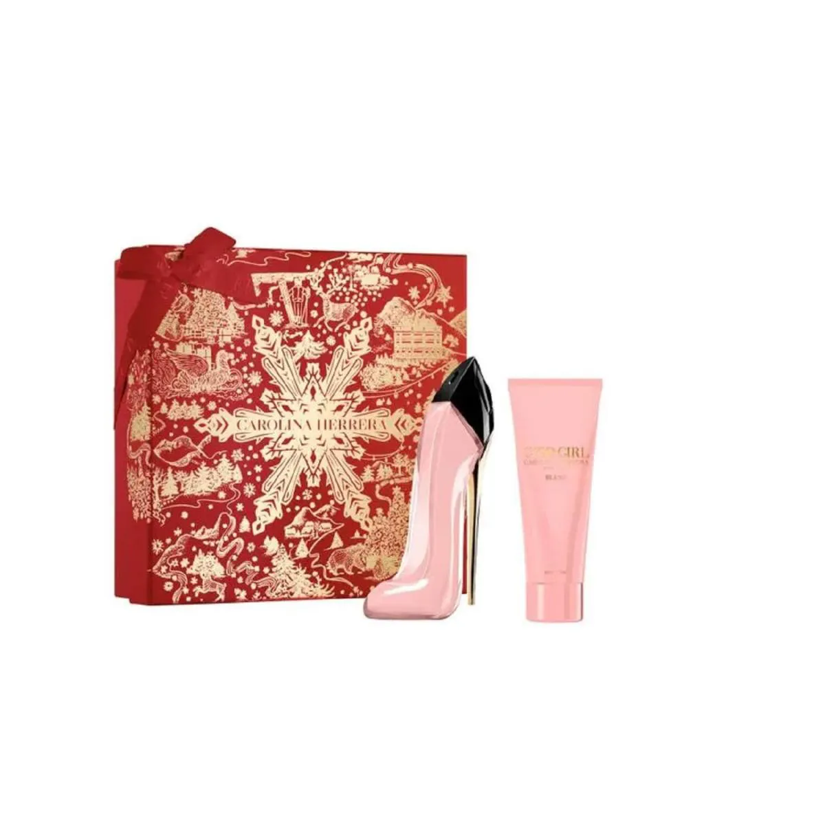 CONJUNTO GOOD GIRL BLUSH CAROLINA HERRERA FEMININO - EAU DE PARFUM 80ML + HIDRATANTE CORPORAL 100ML