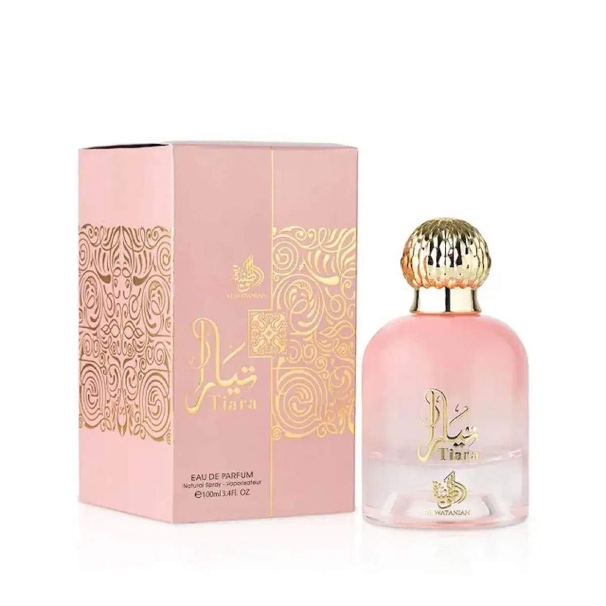 TIARA PINK AL WATANIAH EAU DE PARFUM FEMININO 100ML
