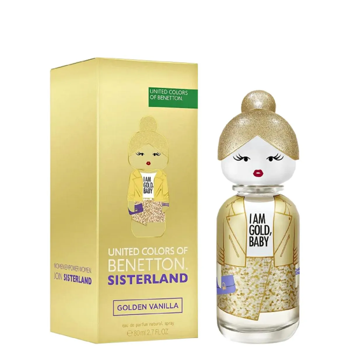 SISTERLAND GOLDEN VANILLA BENETTON EAU DE PARFUM - PERFUME FEMININO 80ML
