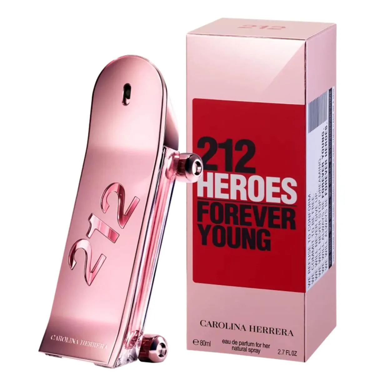 212 HEROES FOR HER CAROLINA HERRERA EAU DE PARFUM - PERFUME FEMININO 80ML