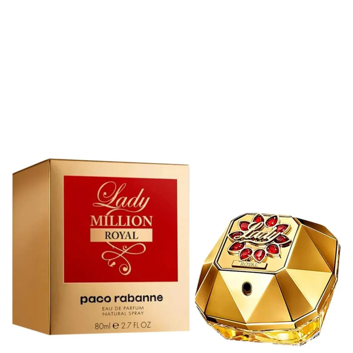 LADY MILLION ROYAL PACO RABANNE EAU DE PARFUM - PERFUME FEMININO 80ML