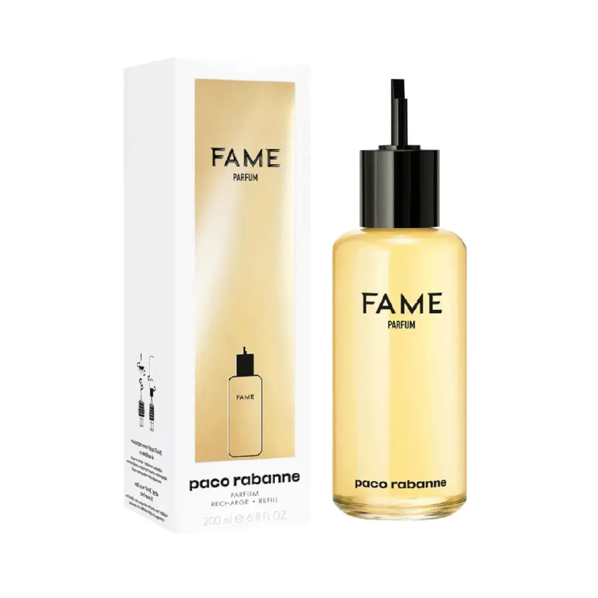 FAME PARFUM PACO RABANNE REFIL - PERFUME FEMININO 200ML