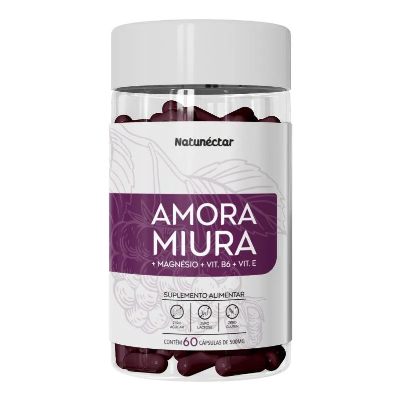 AMORA MIúRA 500MG 60 CAPS - NATUNECTAR