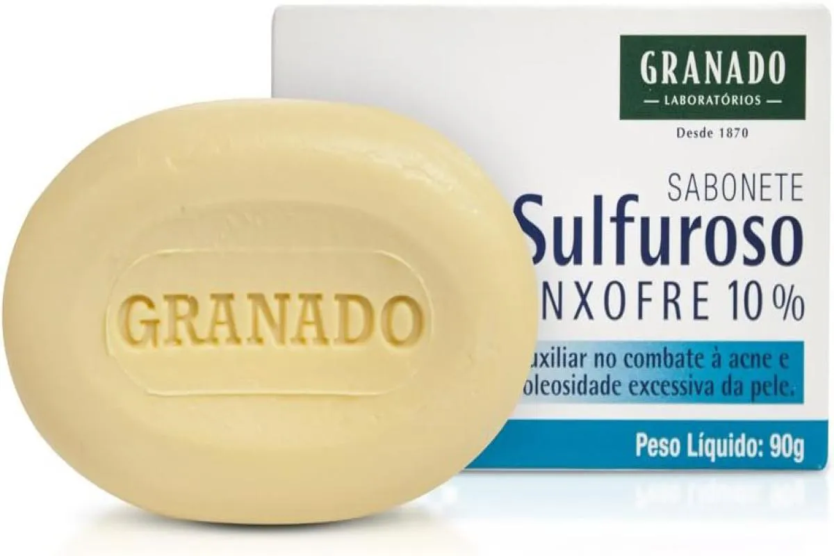 SABONETE BARRA GRANADO DE ENXOFRE 10% 90G