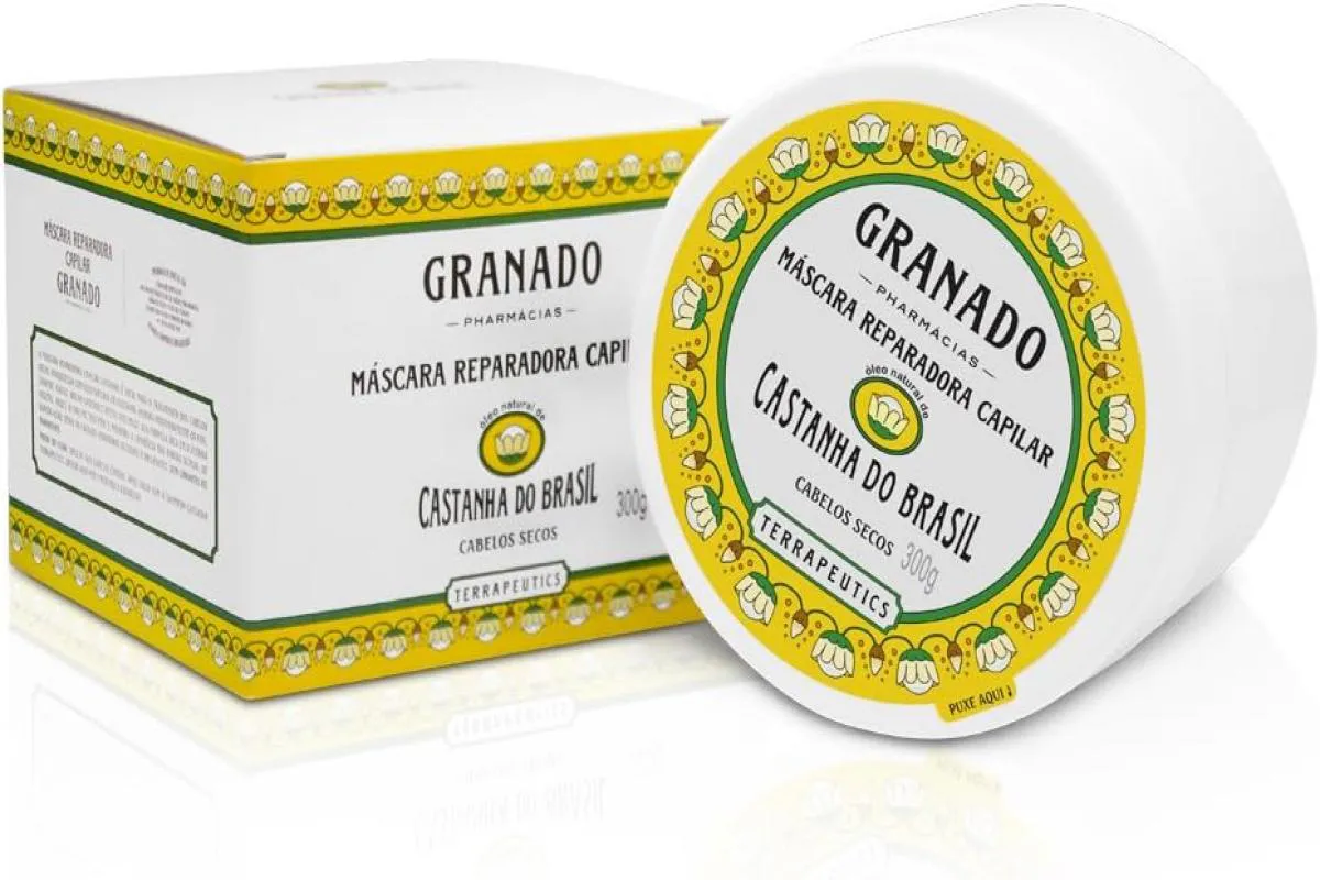 MáSCARA REPARADORA CAPILAR GRANADO CASTANHA DO BRASIL 300G