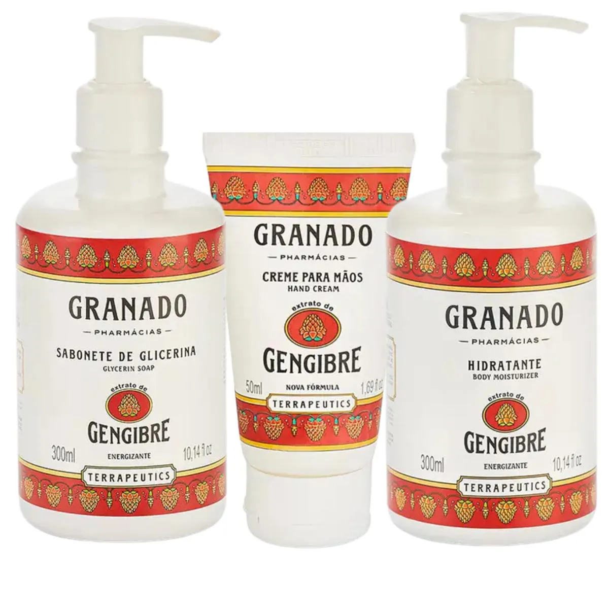 KIT GRANADO SPA GENGIBRE ENERGIZANTE HIDRATANTE  SABONETE