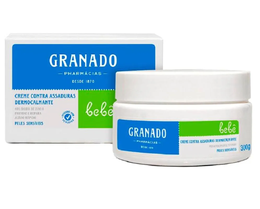 CREME DE ASSADURAS DERMOCALMANTE GRANADO BEBê CAIXA 300G