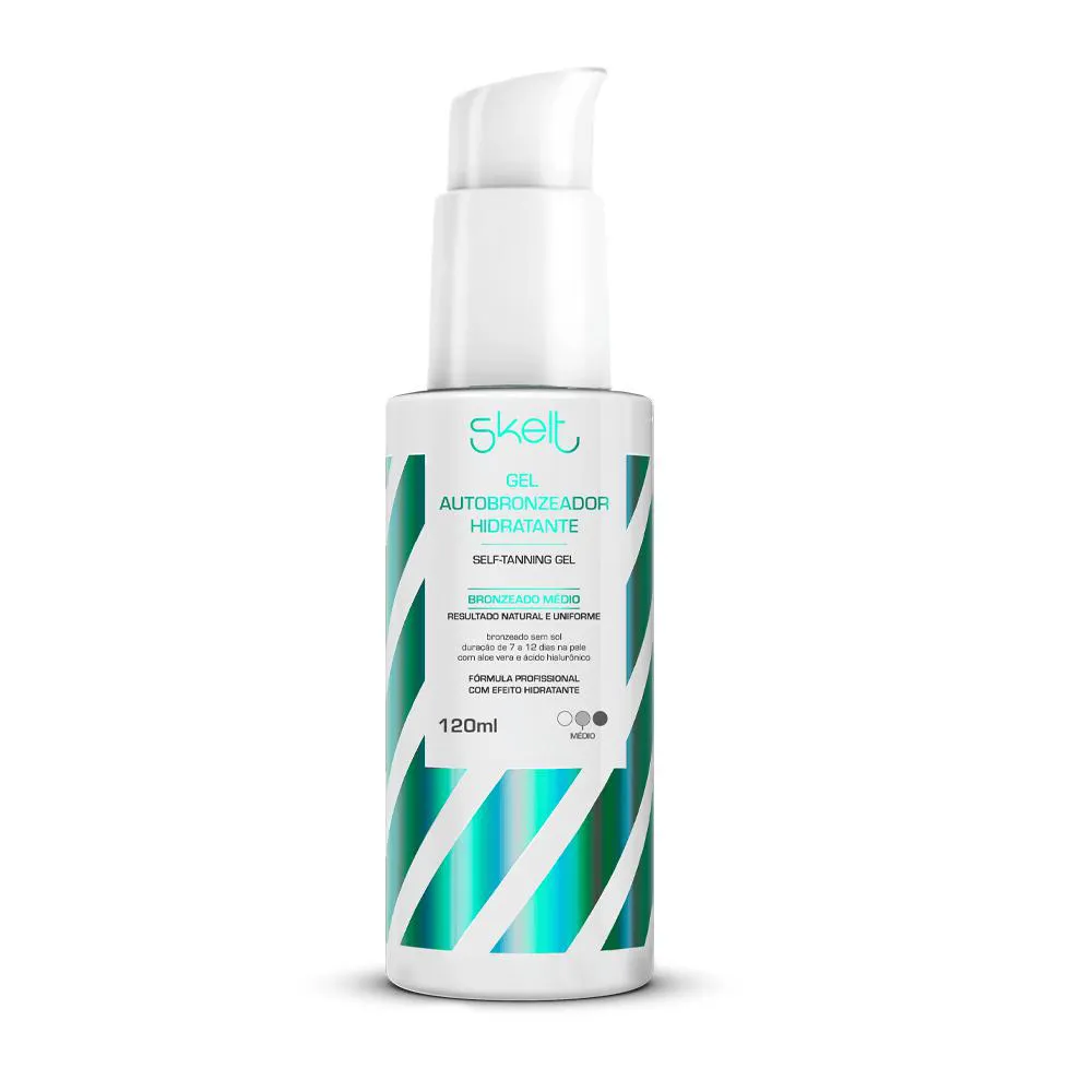 GEL AUTOBRONZEADOR HIDRATANTE SKELT 120ML