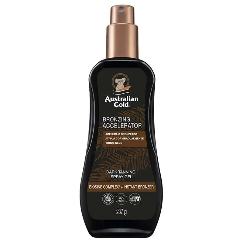ACELERADOR DE BRONZEADO AUSTRALIAN GOLD DARK TANNING INSTANT COM BRONZER 237G
