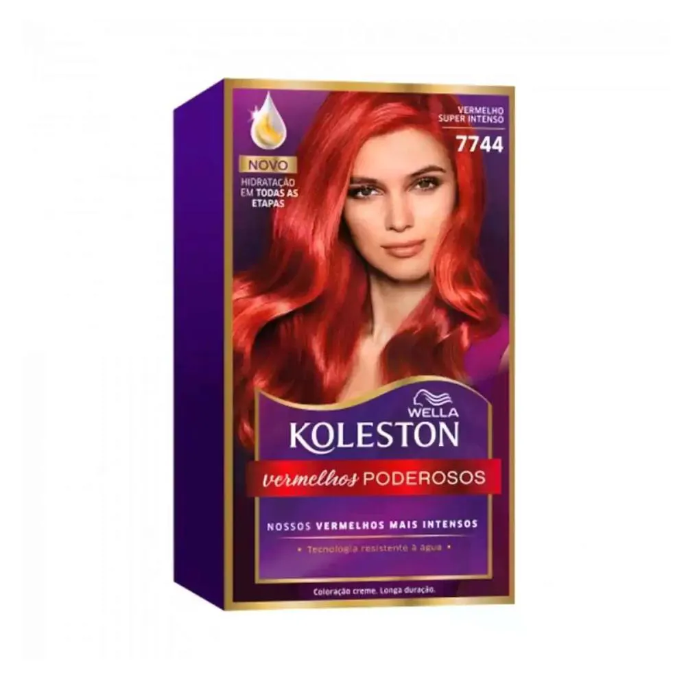 COLORAçãO 7744 VERMELHO INTENSO KOLESTON