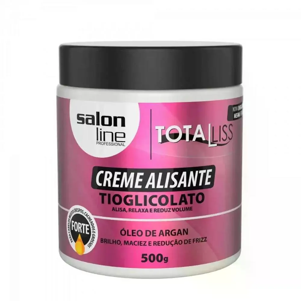 CREME ALISANTE TOTAL LISS ARGAN FORTE SALON LINE 500G
