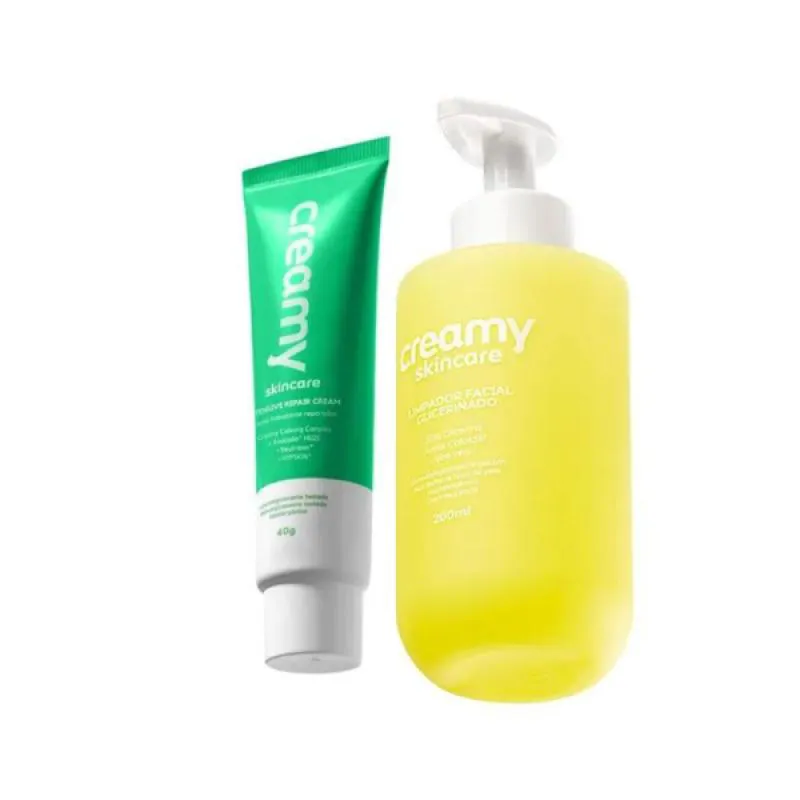 CREAMY SKINCARE SABONETE GLICERINADO + INTENSIVE REPAIR CREAM