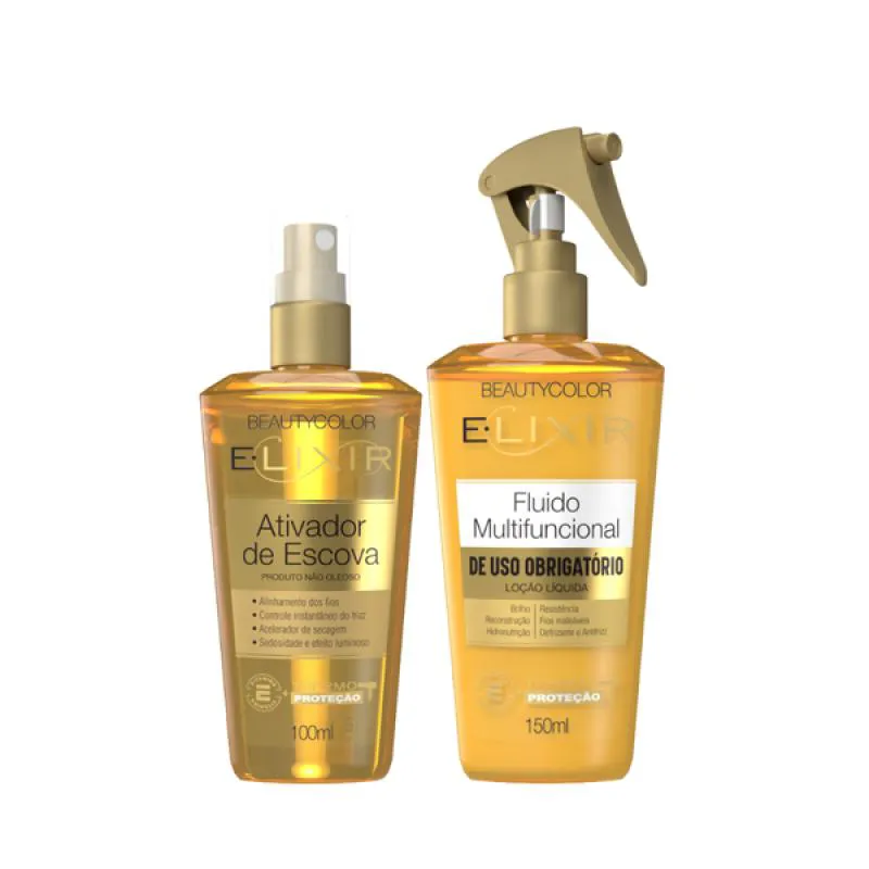 BEAUTYCOLOR ELIXIR BLINDAGEM ANTIFRIZZ + FLUíDO MULTI BENEFICIOS