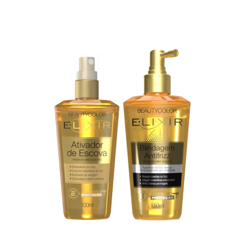 BEAUTYCOLOR ELIXIR ATIVADOR DE ESCOVA + BLINDAGEM ANTIFRIZZ