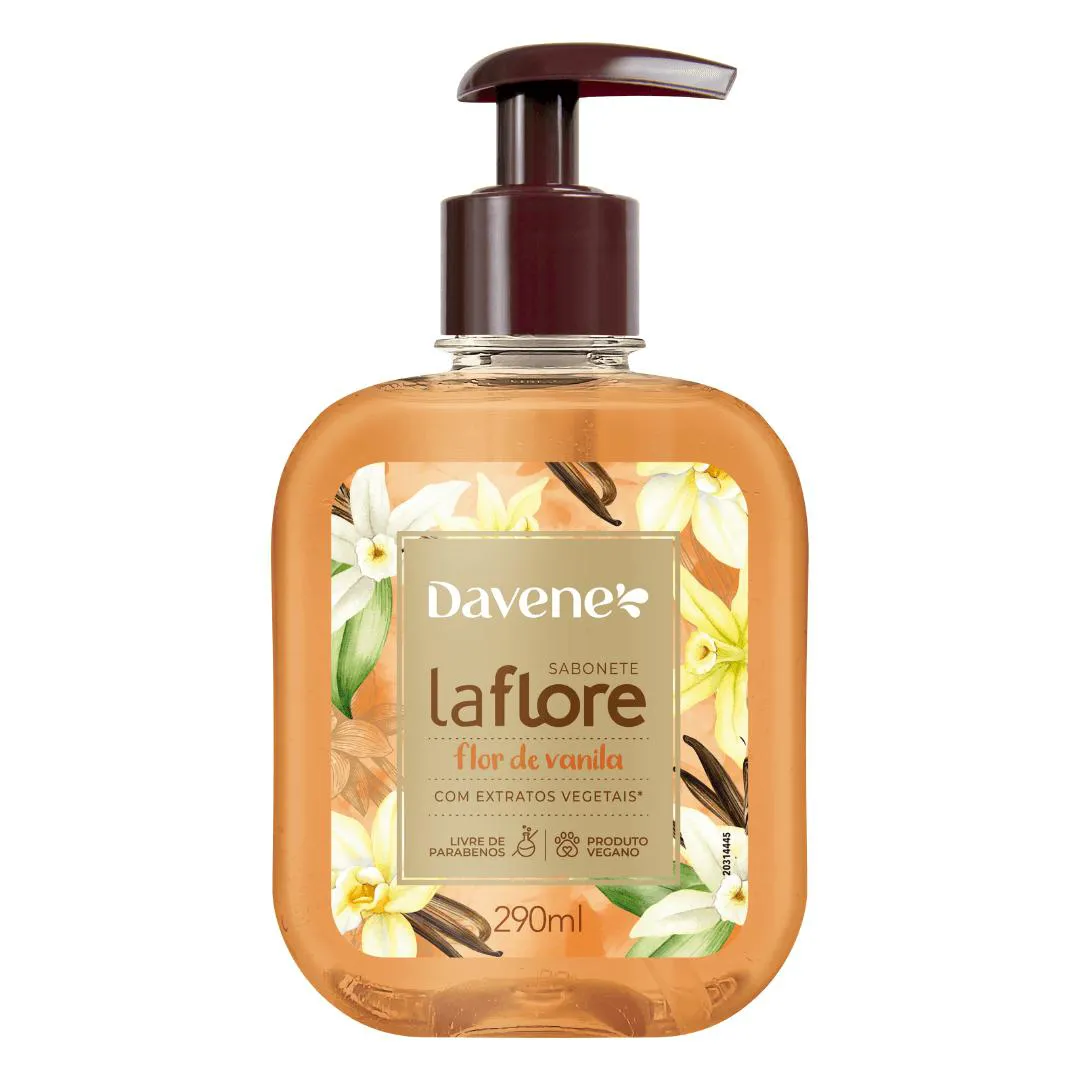 SABONETE LíQUIDO LA FLORE FLOR DE VANILA 290ML
