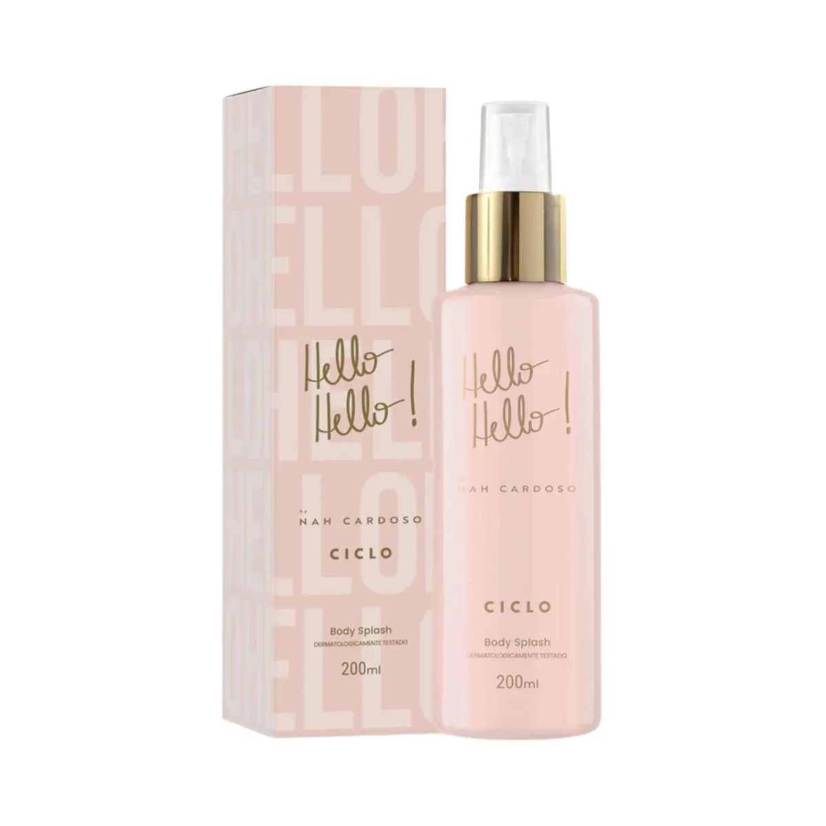 BODY SPLASH HELLO HELLO 200ML CICLO COSMéTICOS