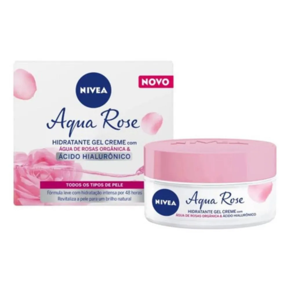 NIVEA AQUA ROSE HIDRATANTE FACIAL GEL CREME 50G