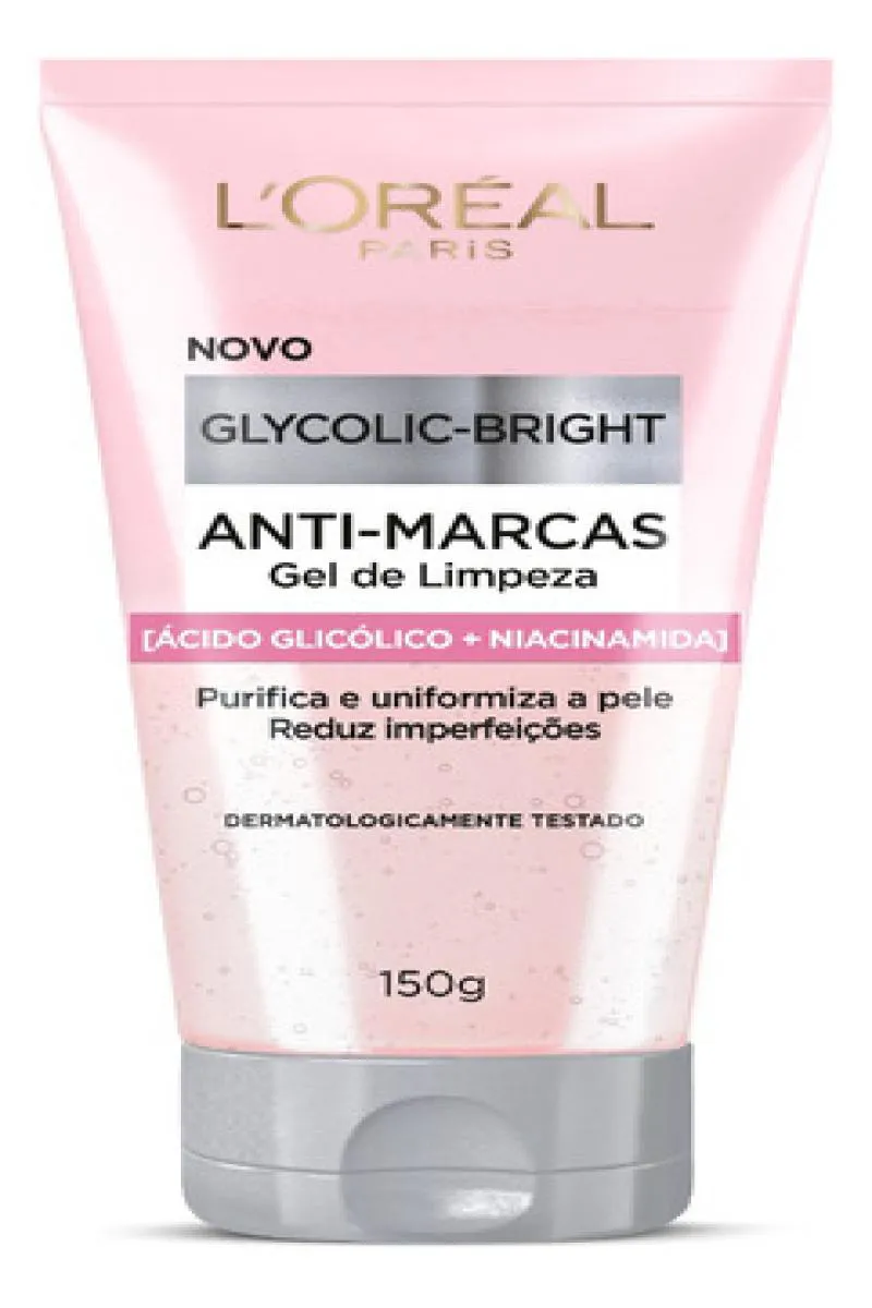 LOREAL PARIS GLYCOLIC BRIGHT GEL DE LIMPEZA FACIAL - 150G