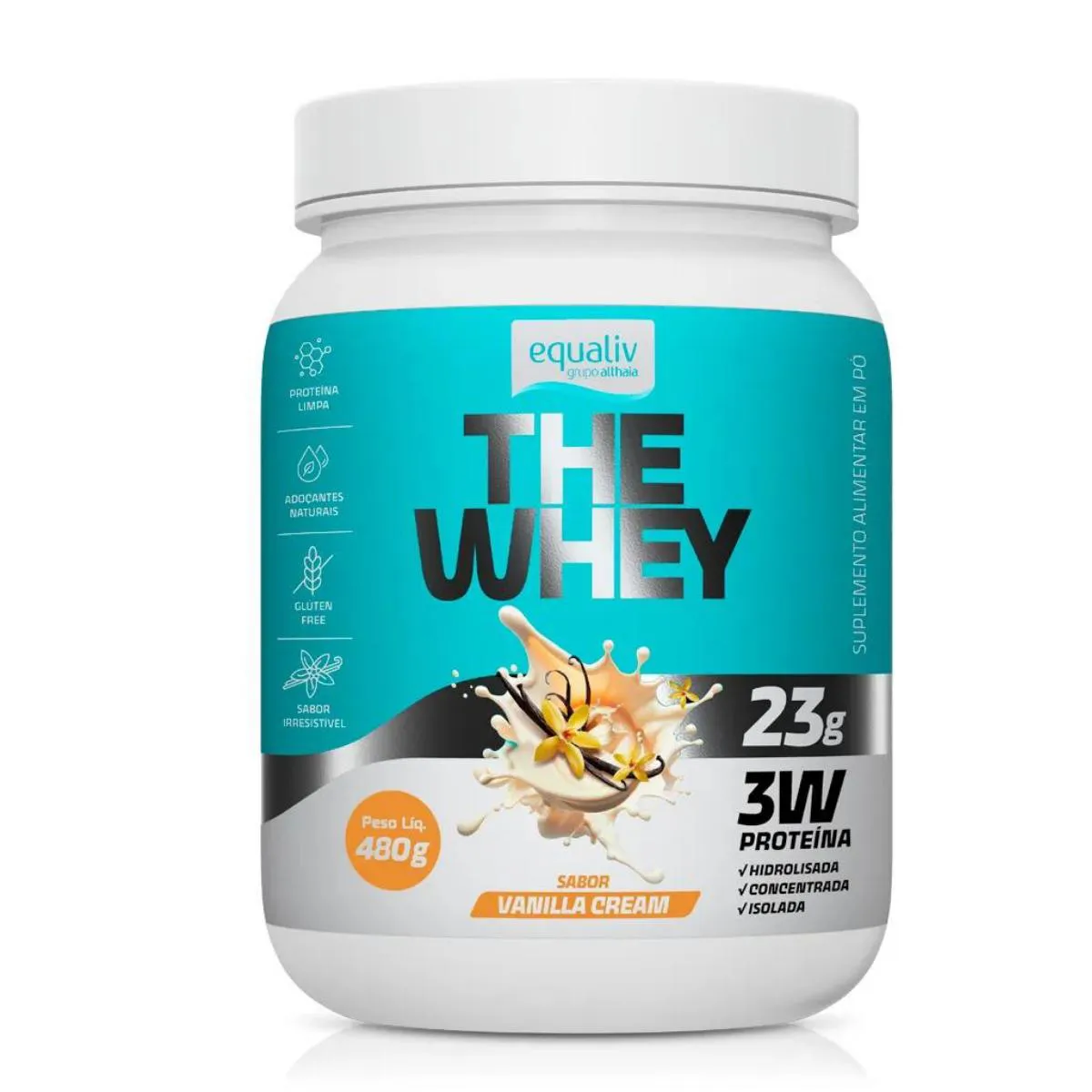 THE WHEY 3W PROTEíNA EQUALIV VANILLA 480G