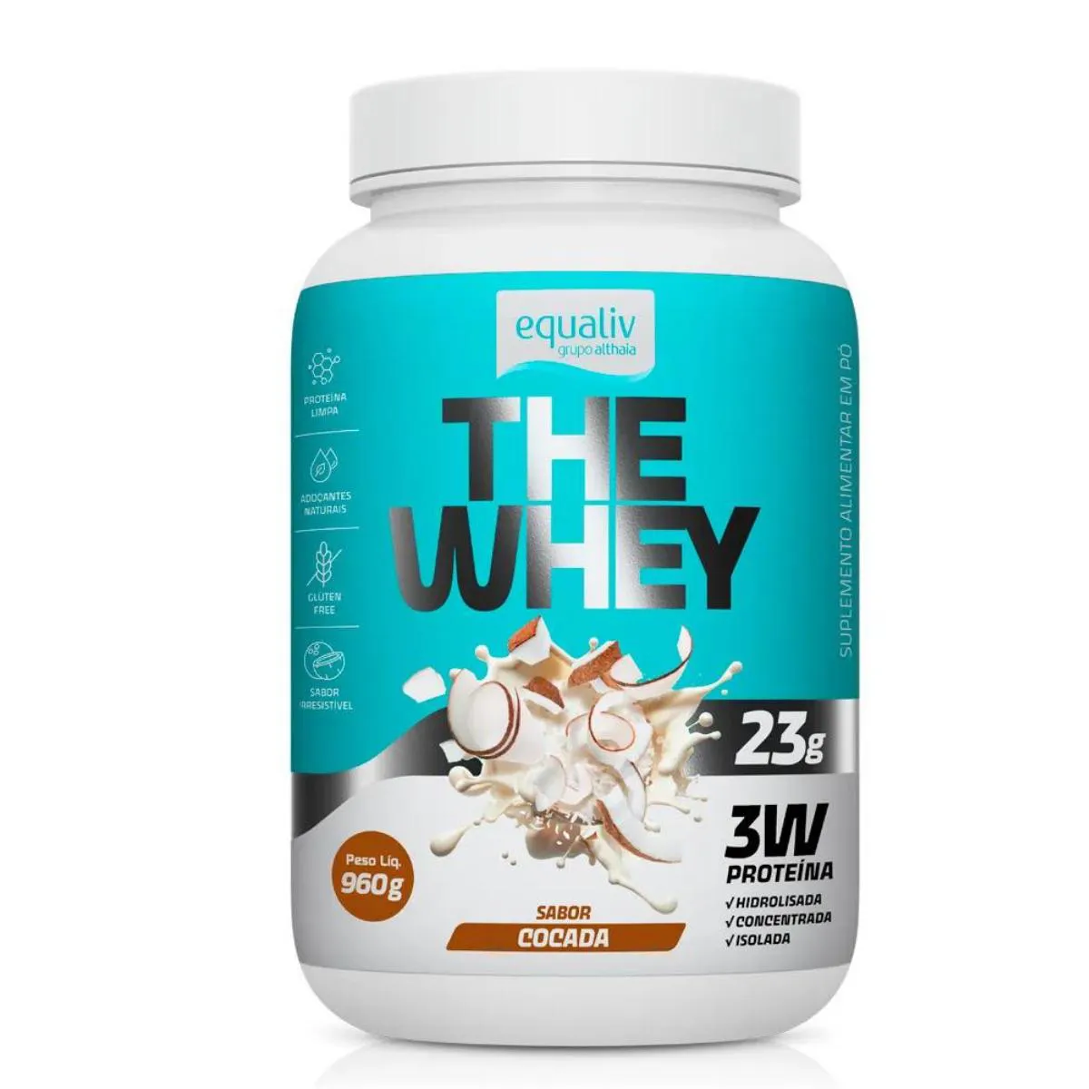 THE WHEY 3W PROTEíNA EQUALIV COCADA 960G