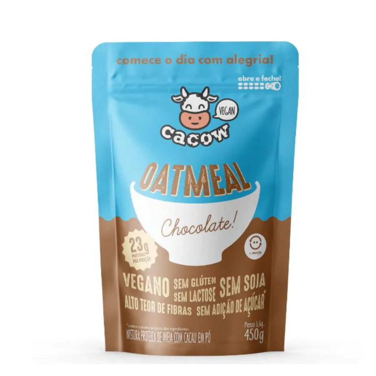 MIX DE PROTEíNAS OATMEAL CACOW CHOCOLATE 450G