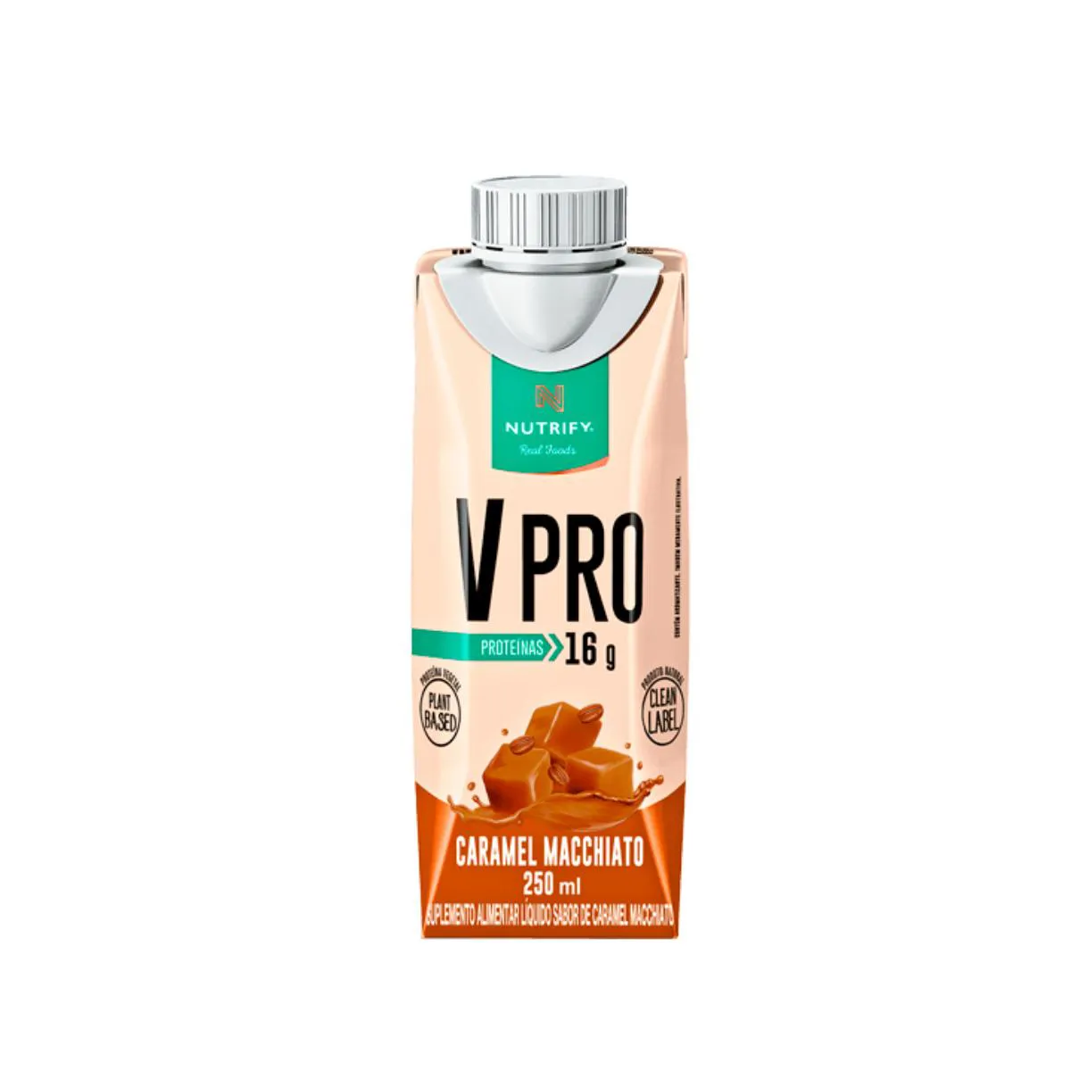 BEBIDA LáCTEA VEGANA VPRO NUTRIFY DOCE DE LEITE 250ML