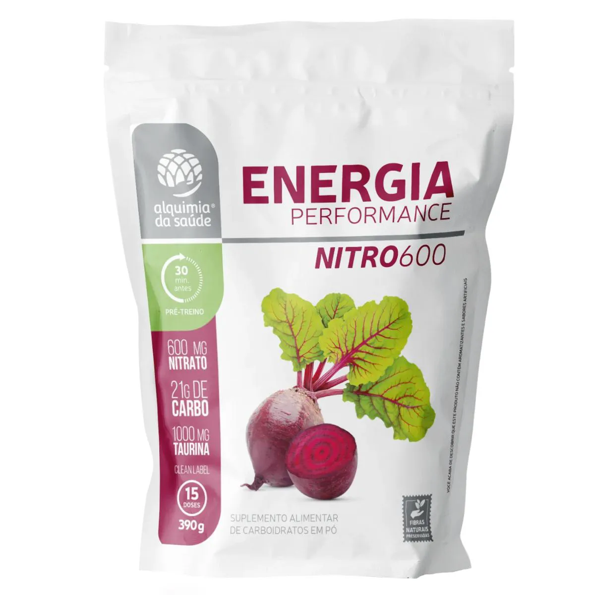 ENERGIA PERFORMANCE NITRO600 ALQUIMIA DA SAúDE 390G Natural