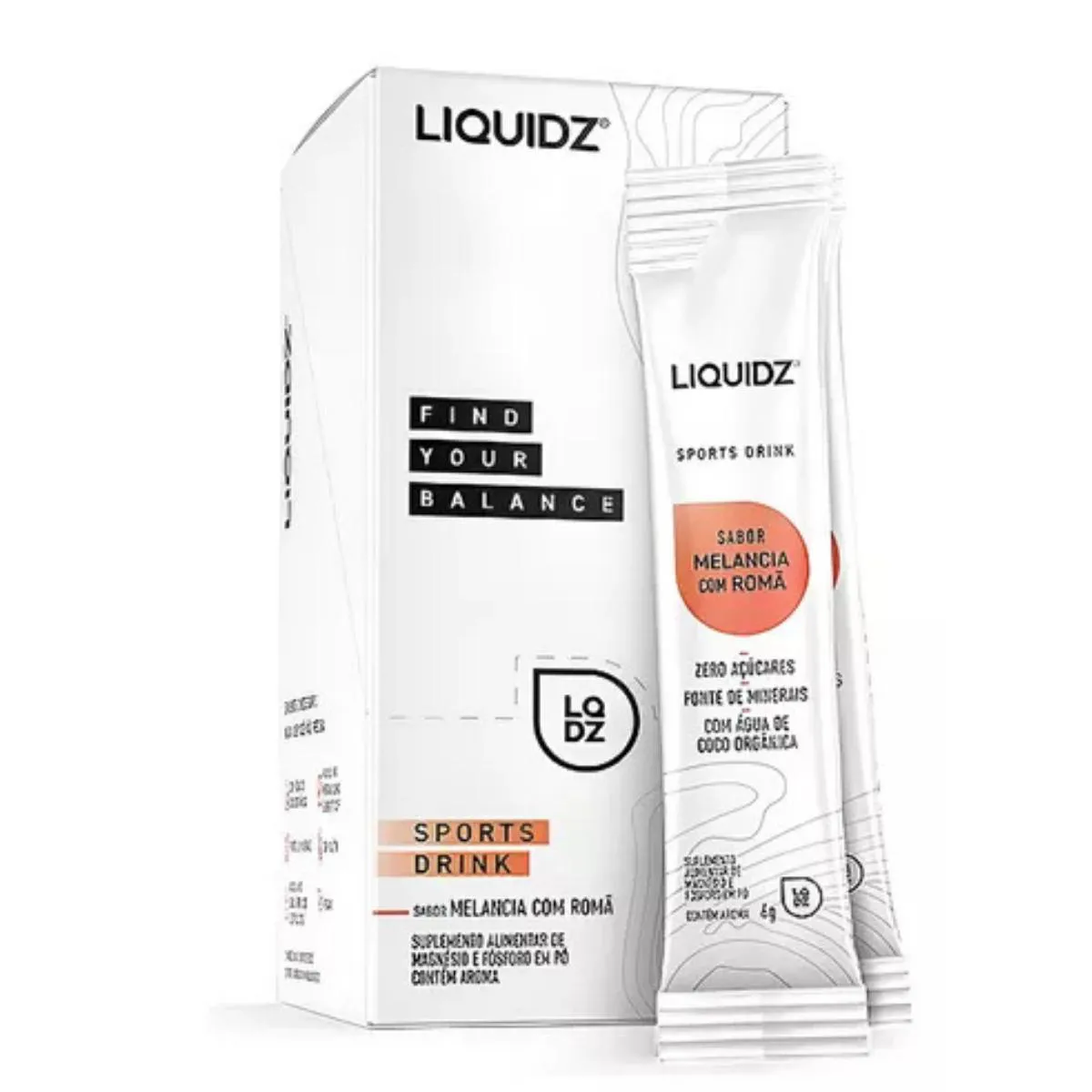 ISOTôNICO LIQUIDZ SPORT DRINK MELANCIA COM ROMã 14 UNIDADES 6G Melancia COM Roma