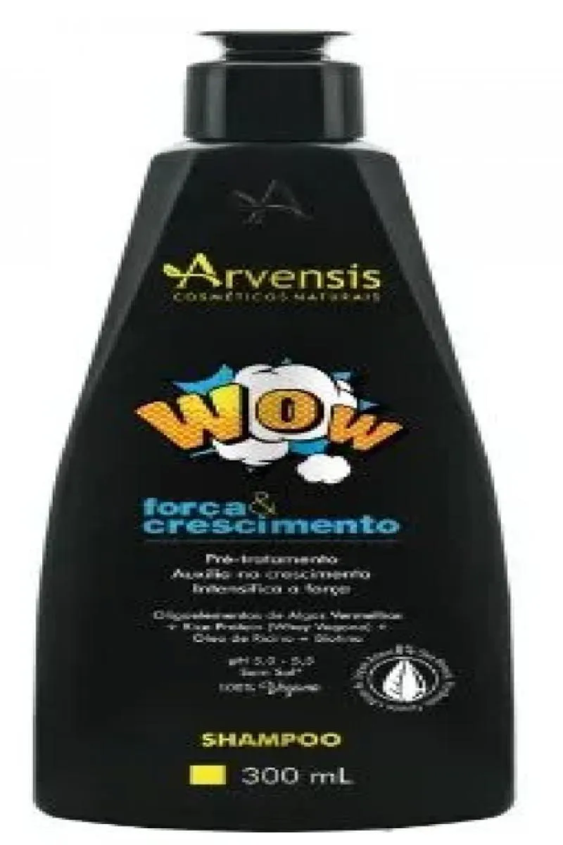 SHAMPOO WOW FORÇA E CRESCIMENTO 300ML - ARVENSIS