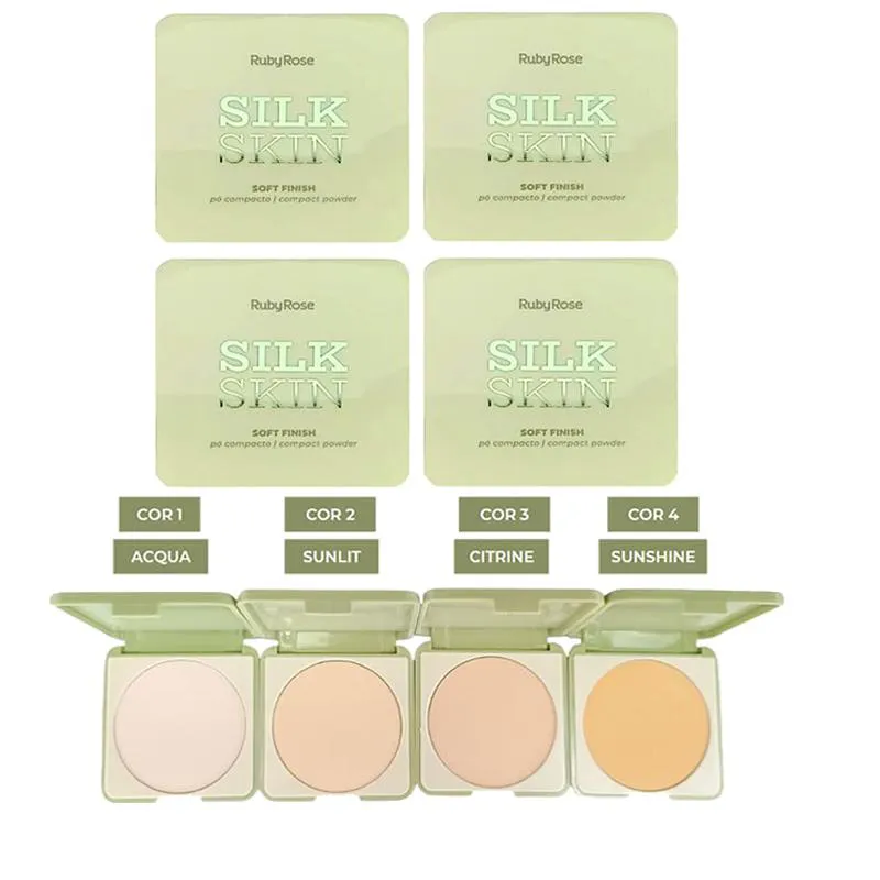Pó COMPACTO SILK SKIN 9,5G - RUBY ROSE Citrine