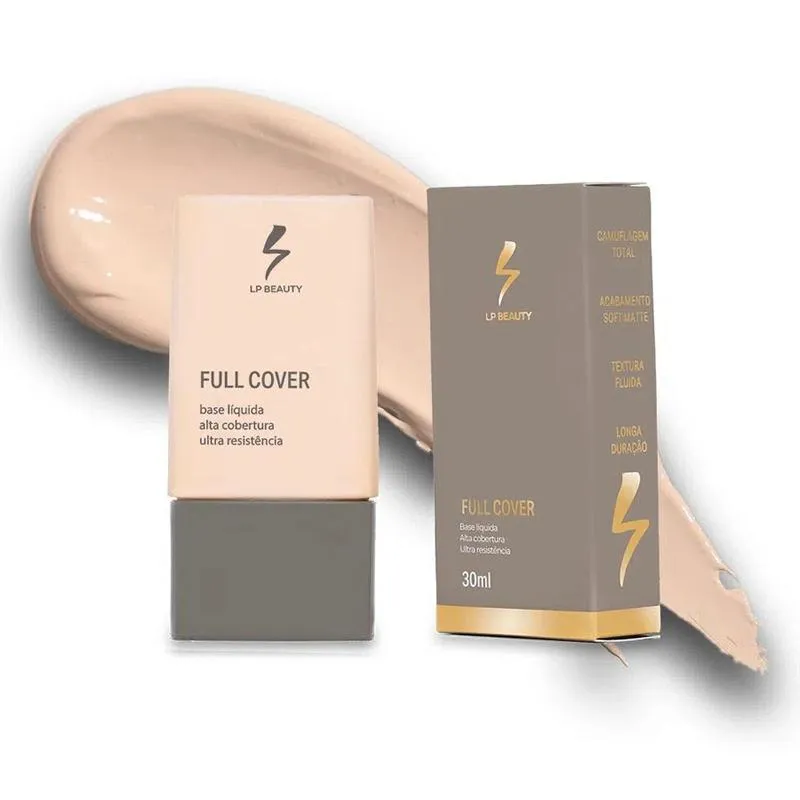 BASE LIQUIDA FULL COVER 30ML - LP BEAUTY 1F