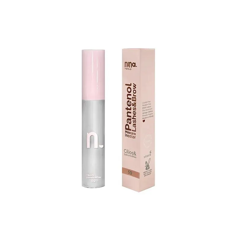 Mascara de Cilios & Sobrancelha Incolor - Nina Makeup