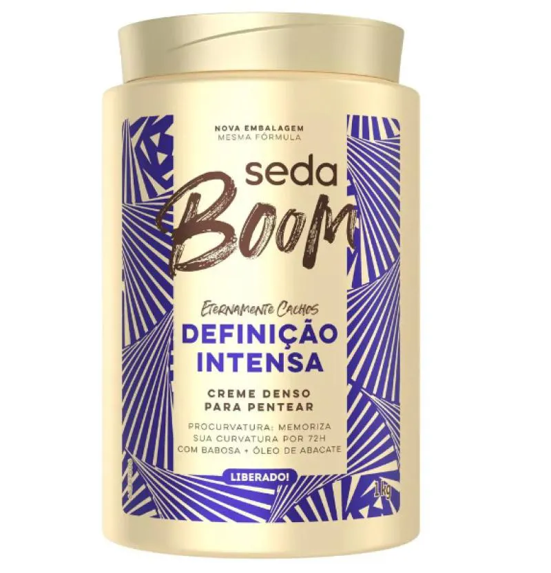 CREME PARA PENTEAR SEDA BOOM DEFINIçãO INTENSA 1KG